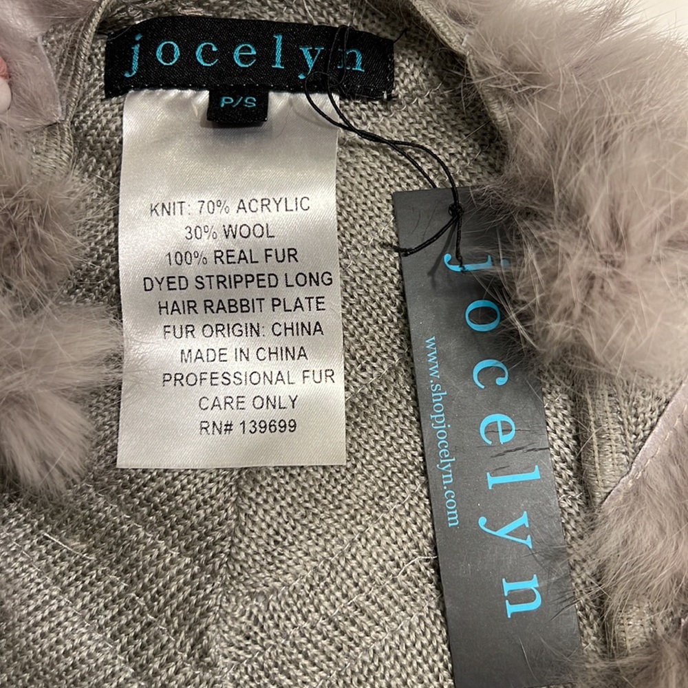 Jocelyn Rabbit Fur Vest - Picture 4 of 6